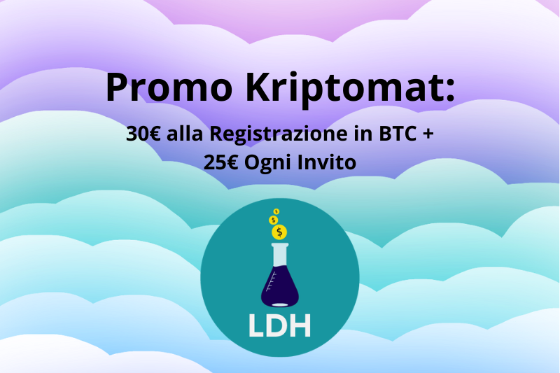 Scopri come guadagnare 30€ immediati in forma di Bitcoin grazie alla promo di Kriptomat! Inoltre bonus di invito di ben 25€.