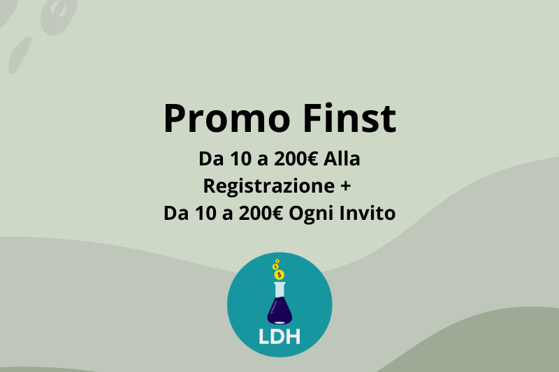 Finst presenta due ottimi bonus casuali di benvenuto e di invito: da 10 fino a 200€ semplicemente completando alcuni passaggi!